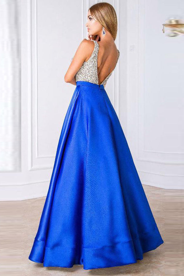 Beading Backless Prom Evening Dresses Secondary image