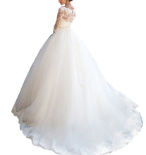 Ball Gown Lace Wedding Dresses with Sleeves