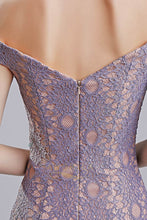 Trumpet/Mermaid Off-the-Shoulder Sweep Train Long Prom Dress