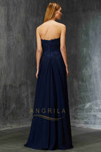 A-Line/Princess Sweetheart Strapless Evening Dress with Appliques Lace