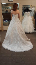 Ball-Gown Sweetheart Court Train Tulle Lace Wedding Dress With Beading