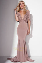 Trumpet/Mermaid Off-the-Shoulder Sweep Train Sexy Prom Dress with Ruffle