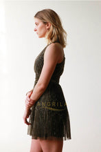 A-Line/Princess V-neck Short Homecoming Dress with Ruffle