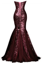 Mermaid Sweetheart Sequin Prom Evening Dress