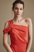 Sheath/Column One-Shoulder Sleeveless Cocktail Dresses with Asymmetric Neckline