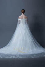 Funky A-Line Court Train Tulle Bridal Wedding Dresses