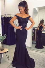 A-Line/Princess Lace Short Sleeves Floor-Length Prom dresses