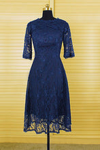 A-Line/Princess Short Lace 3/4 Sleeves Mother of the Bride Dresses