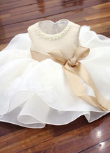 A-Line/Princess Chiffon Sleeveless Short Flower Girl Dresses Bow(s)
