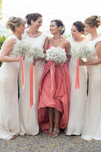 A-Line/Princess Chiffon Sleeveless Scoop Neck  Bridesmaids Dresses