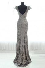 Trumpet/Mermaid Sequined Floor-Length Bridesmaids Dresses