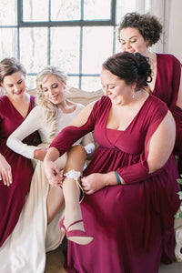 A-Line/Princess Chiffon Floor-Length Bridesmaids Dresses