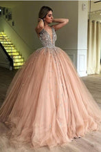 Tulle Beading  Regular Straps Sleeveless Prom Dresses