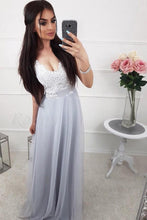 A-Line/Princess Tulle Sleeveless Lace Bridesmaids Dresses