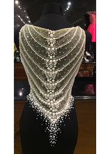 Chiffon Beading Sleeveless V-neck Evening Dresses 2019