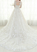 Long Sleeves Tulle Appliques Lace Wedding Dresses