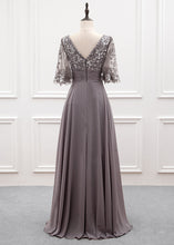 Chiffon Half Sleeves Mother of the Bride Dresses