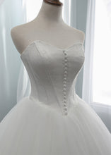 A-Line/Princess Tulle Sweetheart Wedding Dresses