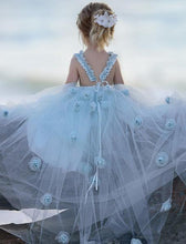 Tulle Sleeveless Flower(s) Flower Girl Dresses