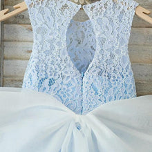 Lace A-Line/Princess Bow(s) Sleeveless Flower Girl Dresses