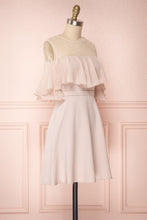 Chiffon 3/4 Sleeves Appliques Lace Bridesmaids Dresses