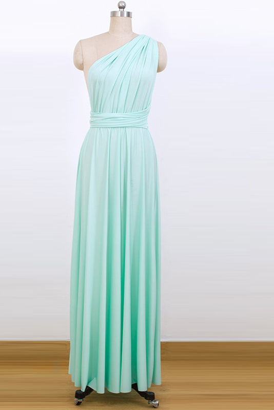 Convertible Stretch Jersey A-Line Bridesmaid Dress