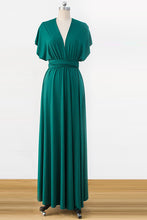 Green Floor-Length Chiffon Bridesmaids Dresses