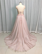 Tulle A-Line/Princess Appliques Lace  wedding dresses