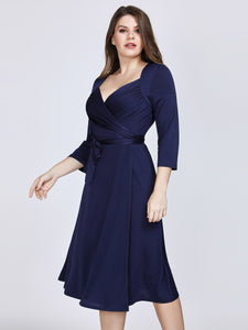 Chiffon Short 3/4 Sleeves Sweetheart Mother of the Bride Dresses