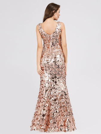 Sexy Trumpet/Mermaid Sequined Evening Dresses