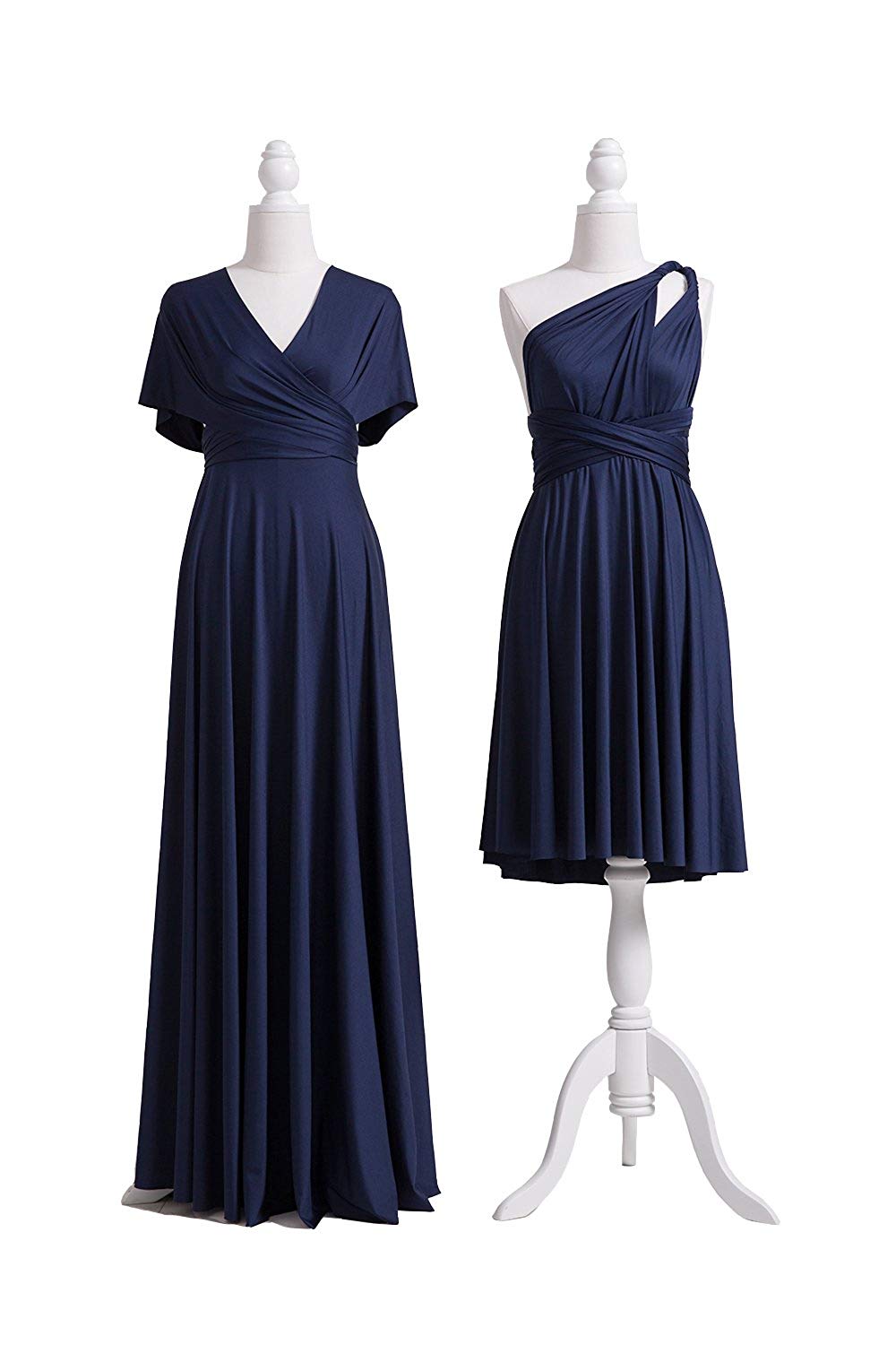 Convertible Stretch Jersey A-Line Bridesmaid Dress