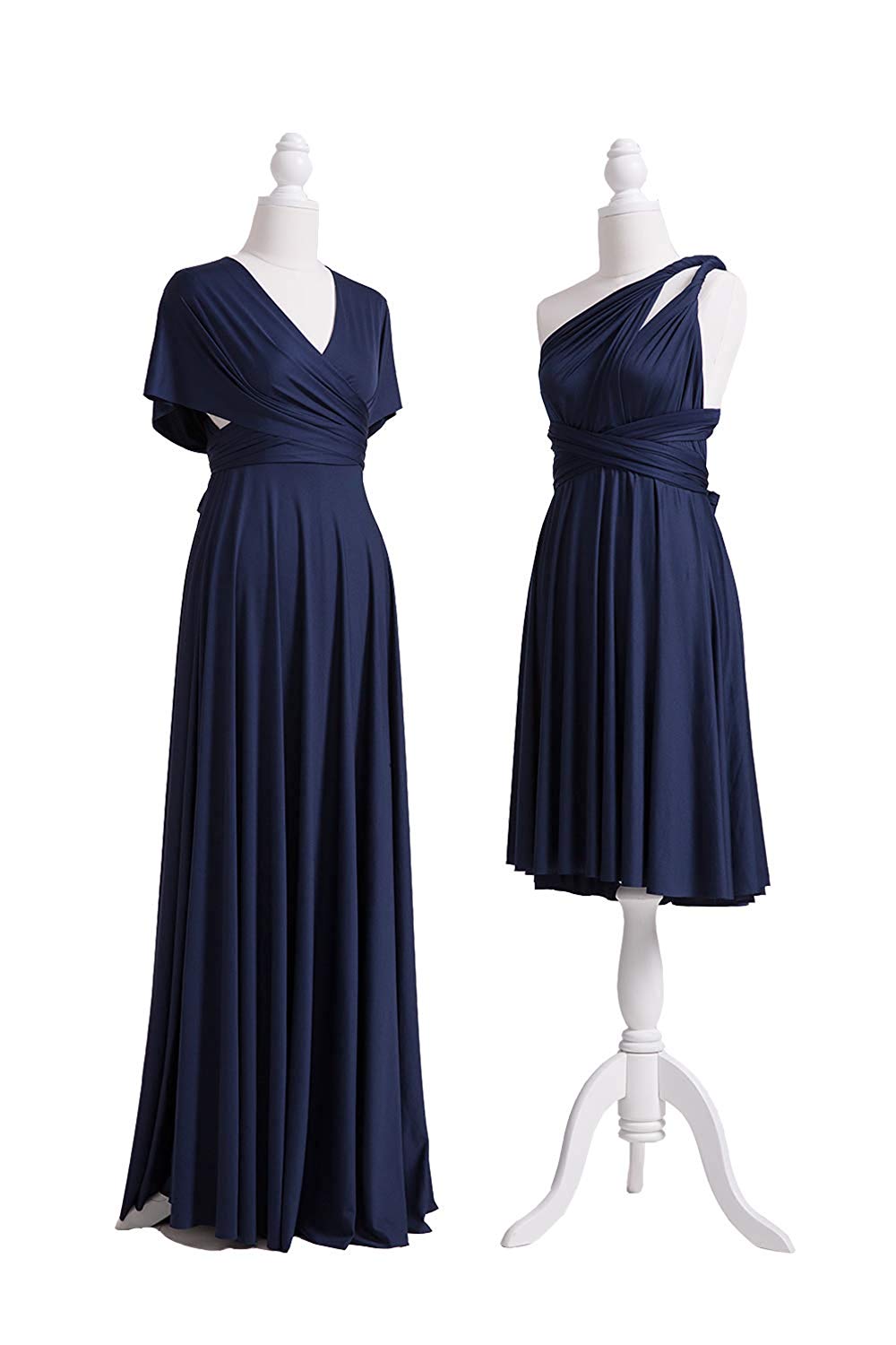 Convertible Stretch Jersey A-Line Bridesmaid Dress