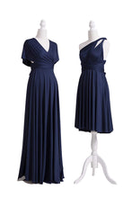 Sleeveless Chiffon Floor-Length Convertible Wrap Bridesmaids Dresses