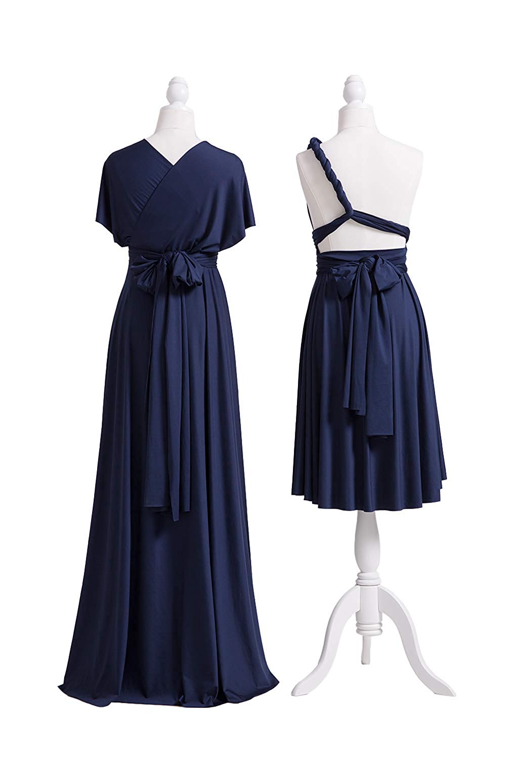 Convertible Stretch Jersey A-Line Bridesmaid Dress