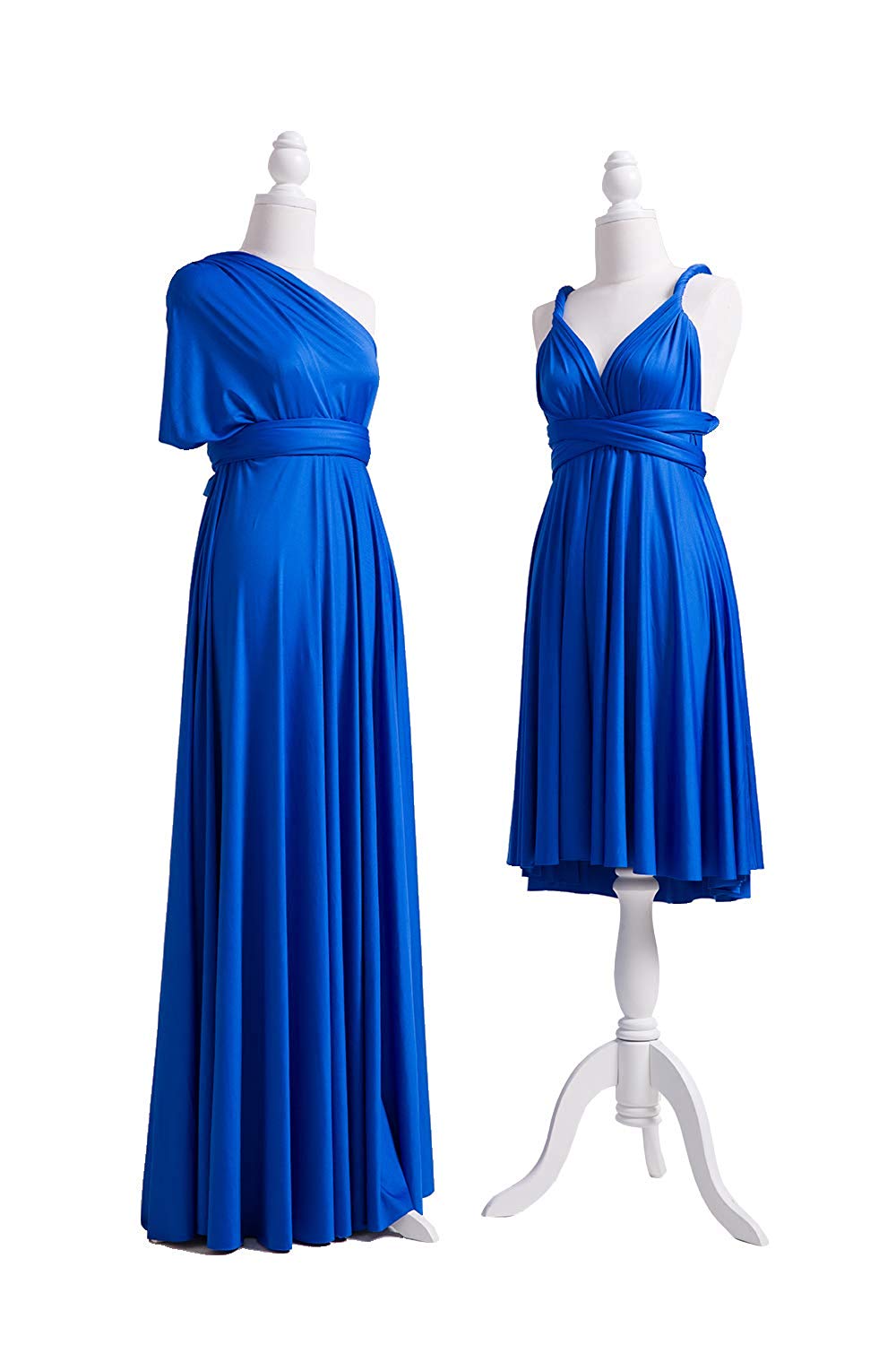 Convertible Stretch Jersey A-Line Bridesmaid Dress