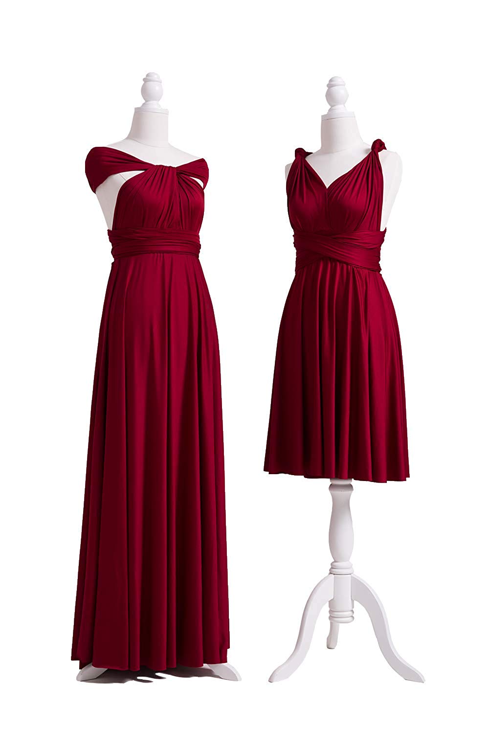 Convertible Stretch Jersey A-Line Bridesmaid Dress