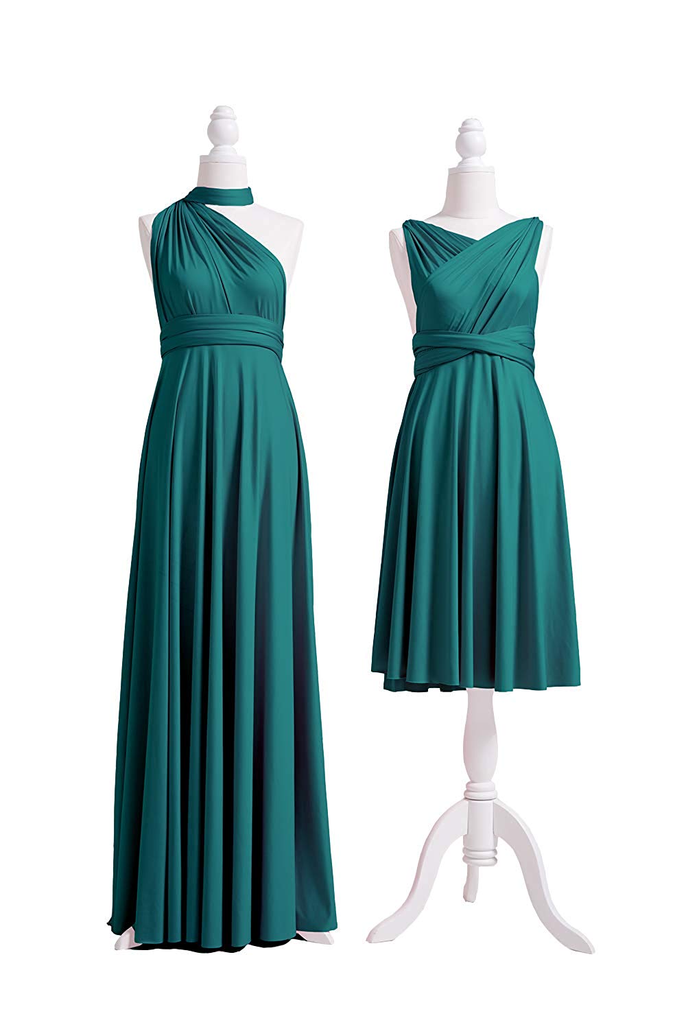 Convertible Stretch Jersey A-Line Bridesmaid Dress