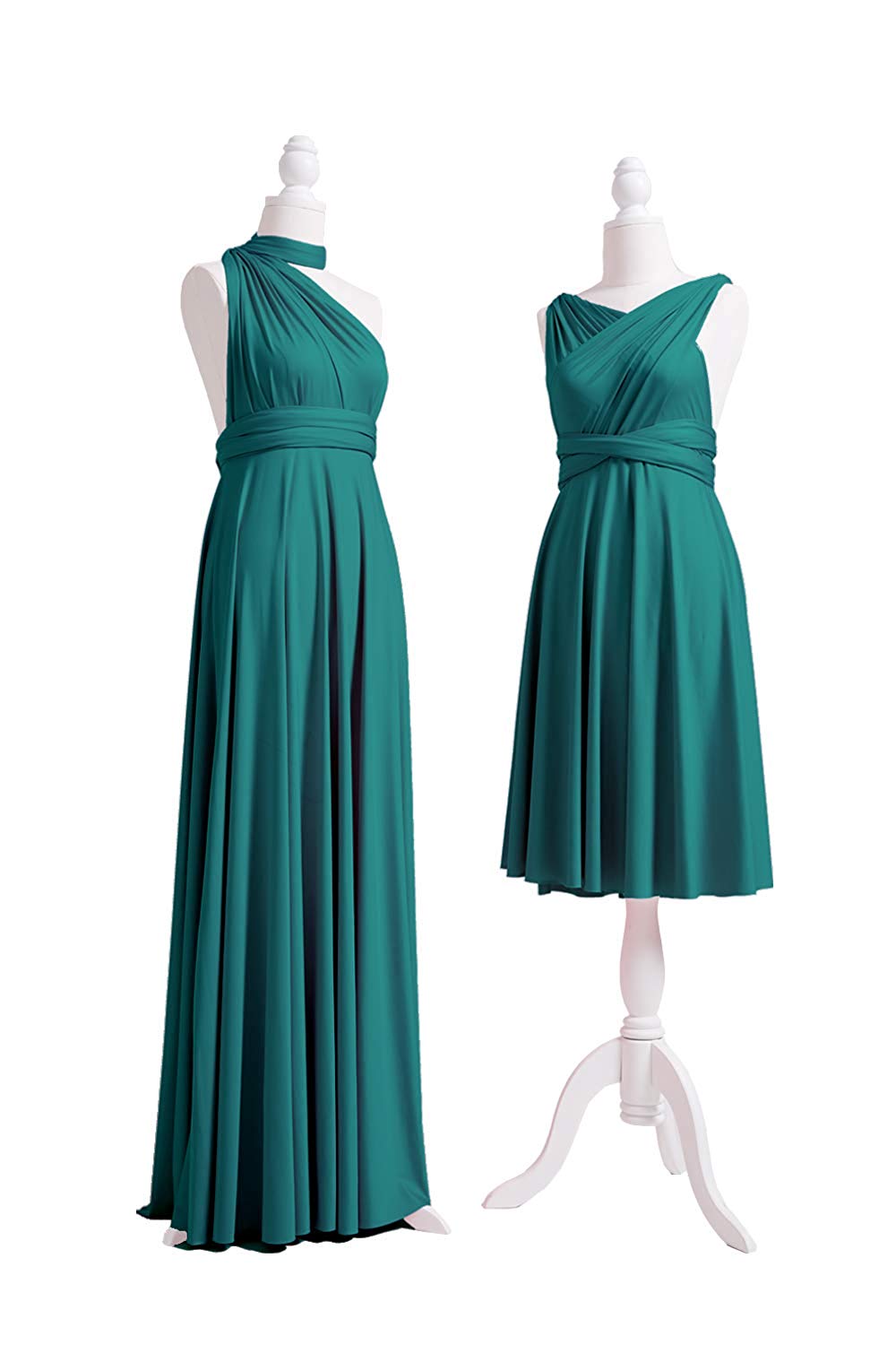Convertible Stretch Jersey A-Line Bridesmaid Dress