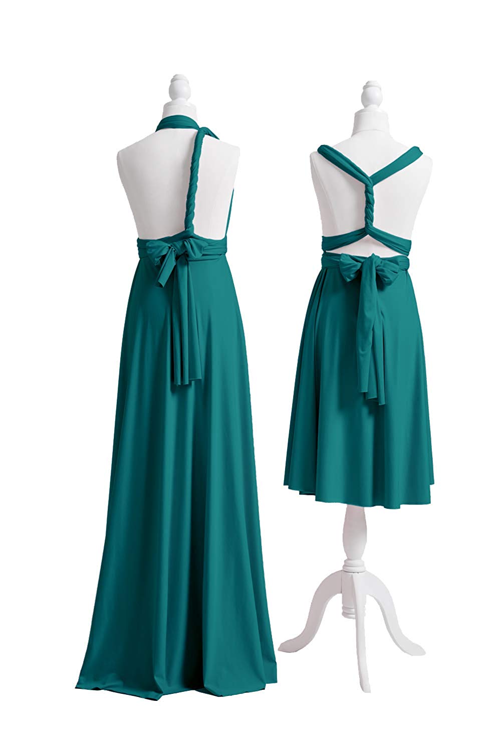 Convertible Stretch Jersey A-Line Bridesmaid Dress