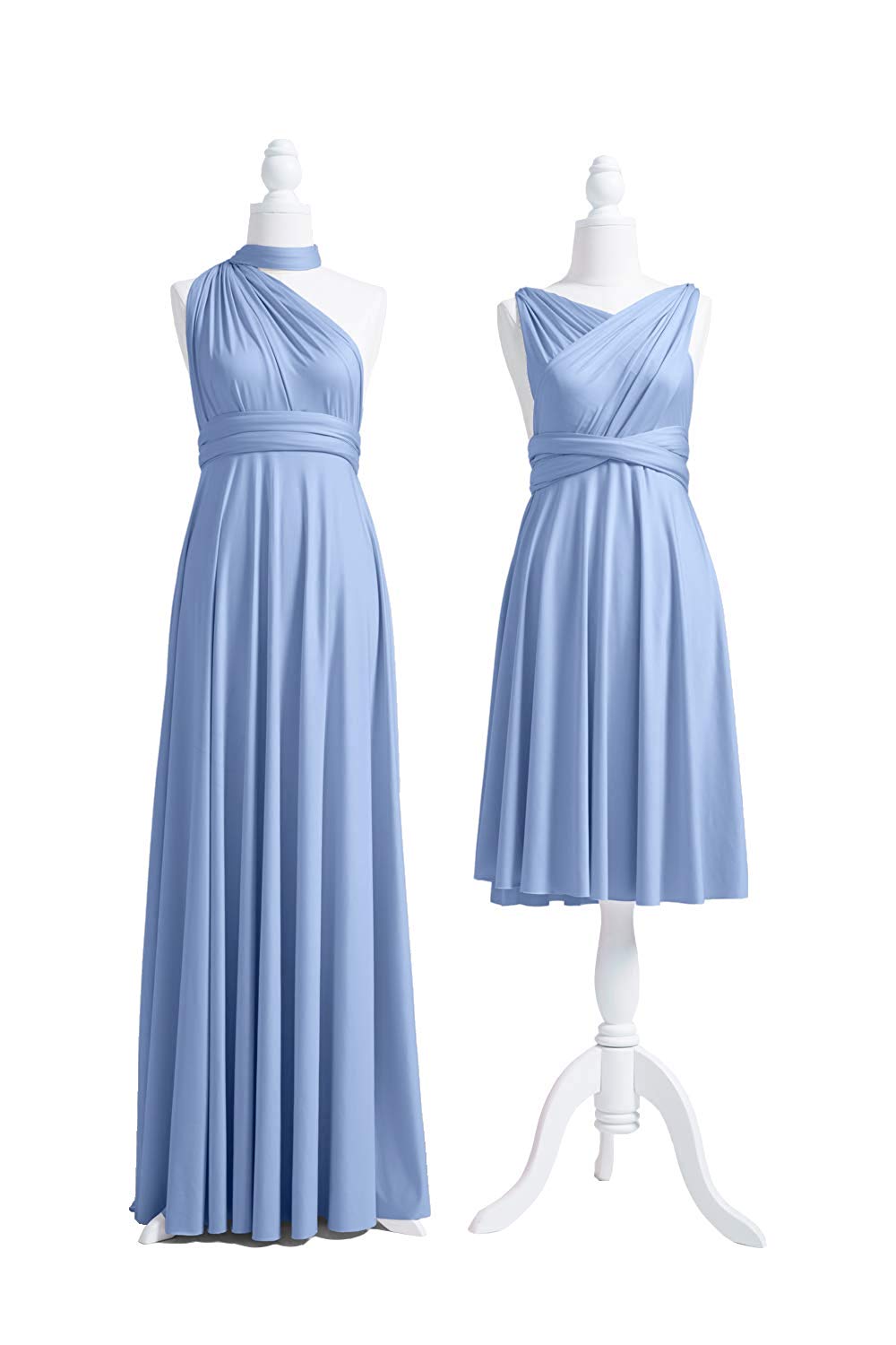 Convertible Stretch Jersey A-Line Bridesmaid Dress
