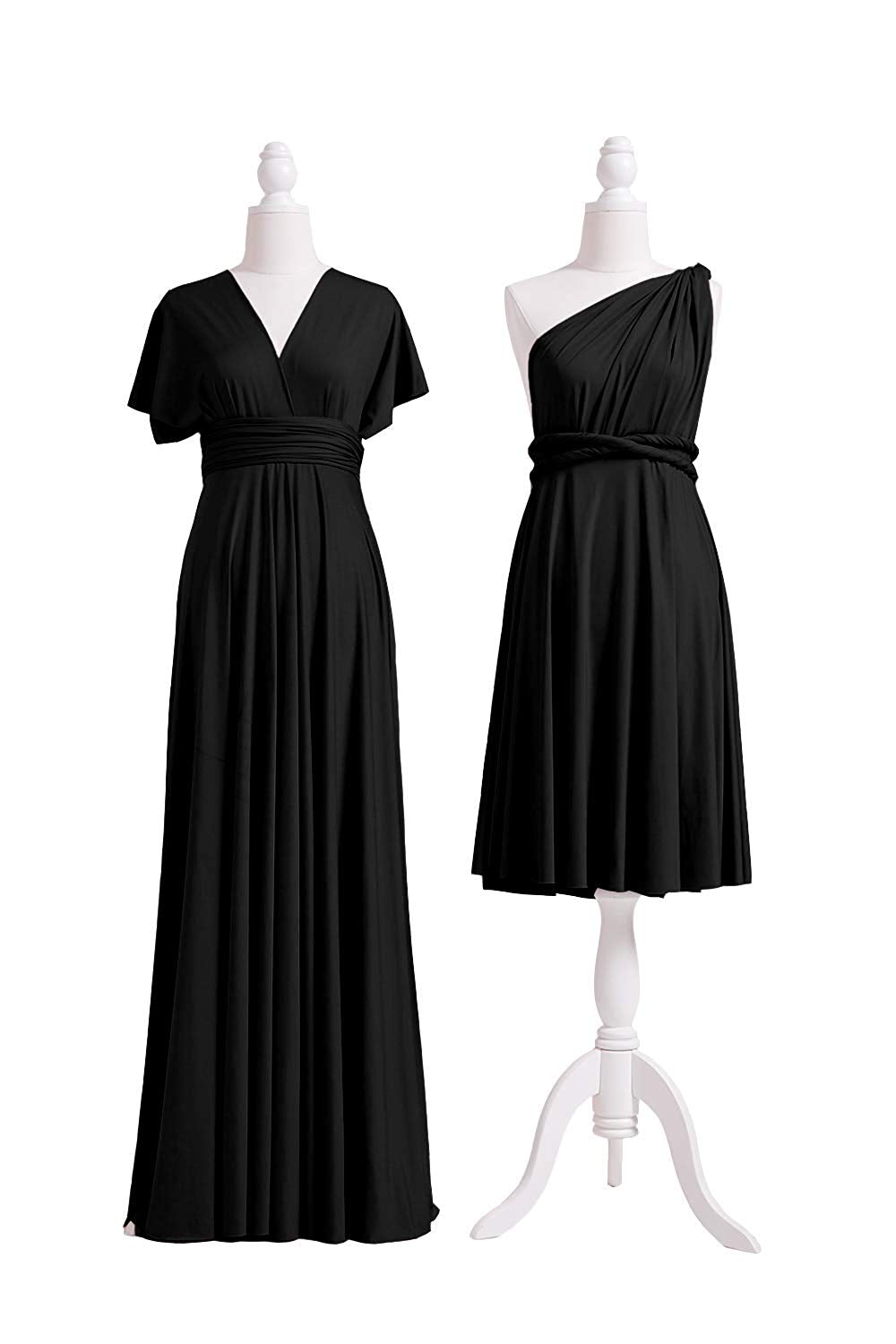 Convertible Stretch Jersey A-Line Bridesmaid Dress