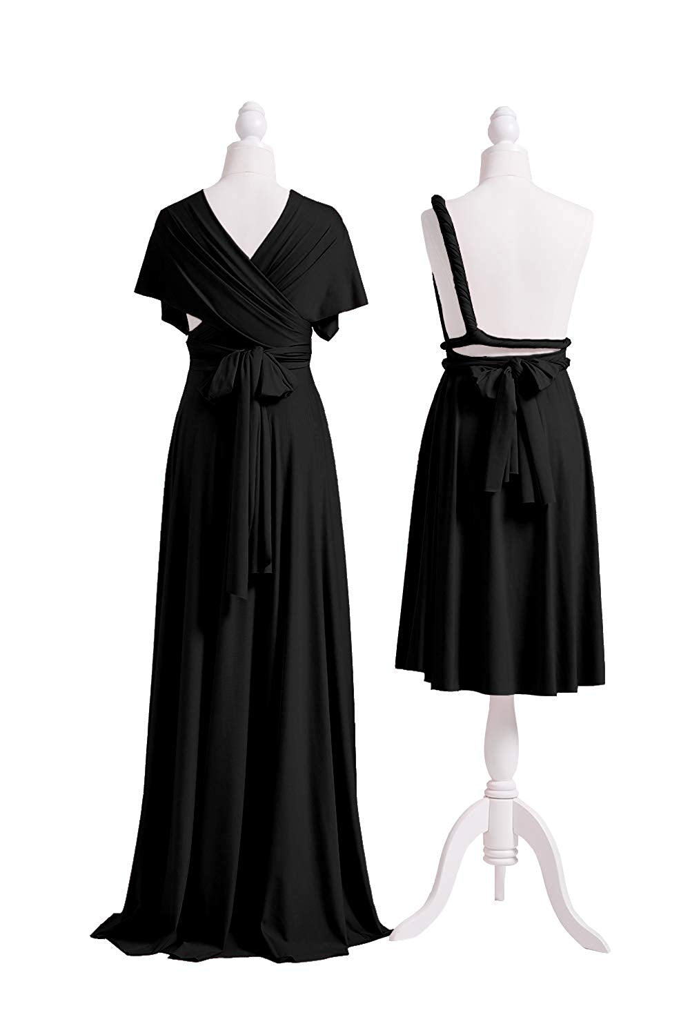 Convertible Stretch Jersey A-Line Bridesmaid Dress