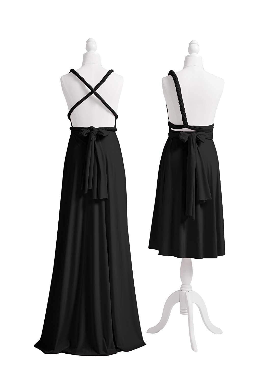 Convertible Stretch Jersey A-Line Bridesmaid Dress