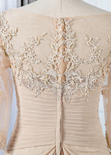 Appliques Lace 3/4 Sleeves Sweetheart Mother of the Bride Dresses