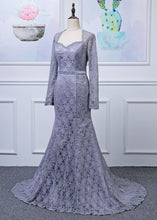 Lace Long Sleeves Trumpet/Mermaid Mother of the Bride Dresses