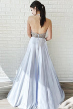 Sleeveless Floor-Length Beading Prom Dresses