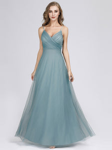 Sleeveless Tulle A-Line/Princess Bridesmaids Dresses