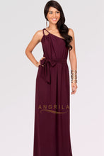 Elegant Sleeveless One-shoulder Bridesmaid Dresses