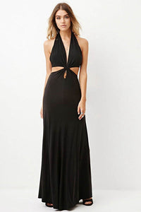 Sheath/Column Halter Sexy Prom Dress