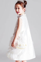 Sleeveless Sheath Satin & Tulle Flower Girl Dresses